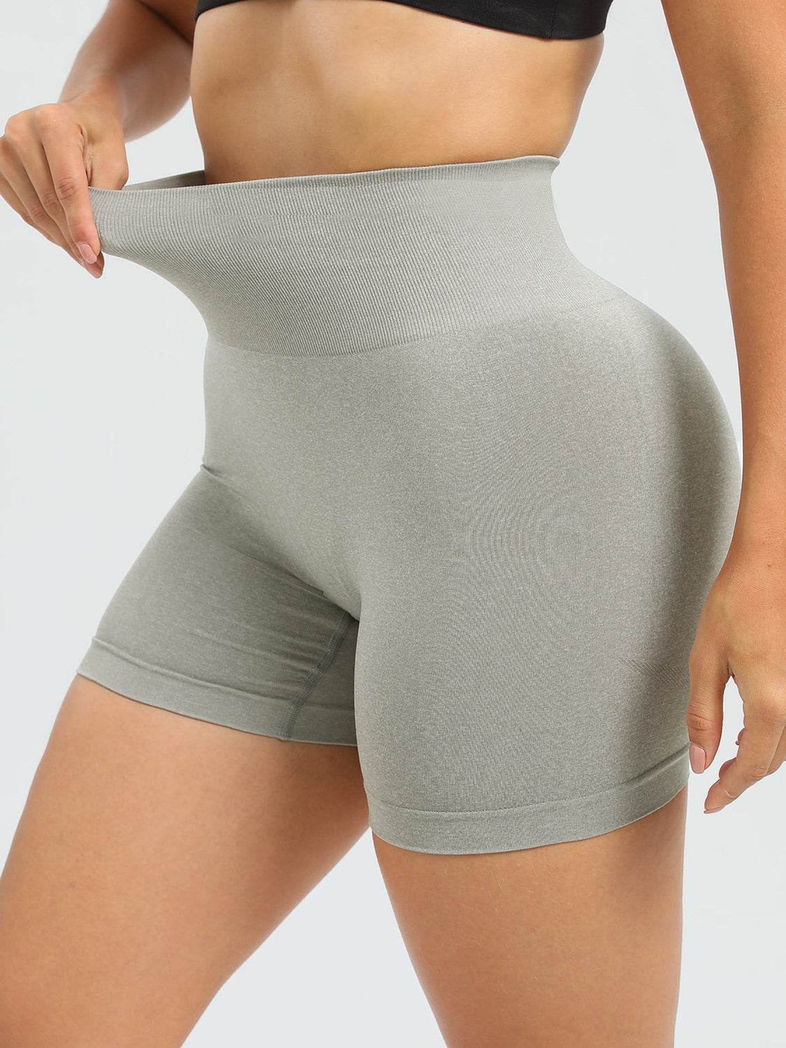 High Waist Active Shorts - Hovatok