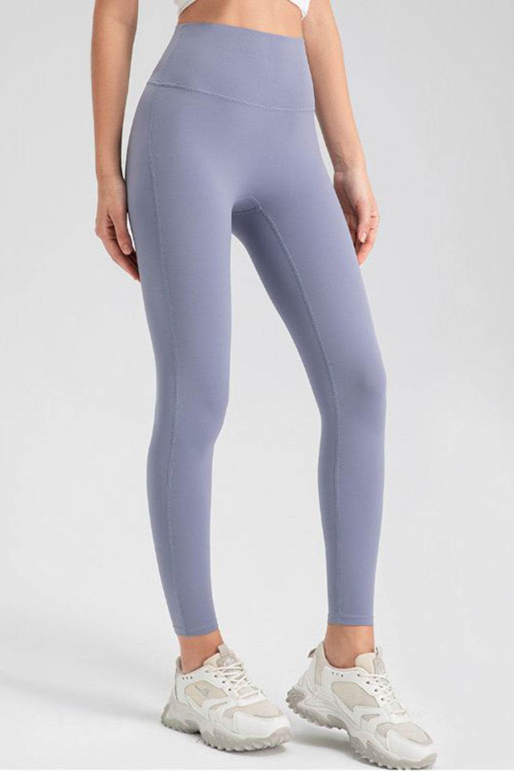 High Waist Skinny Active Pants - Hovatok