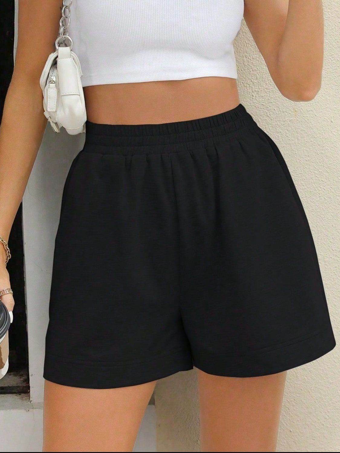 Elastic Waist Shorts - Hovatok
