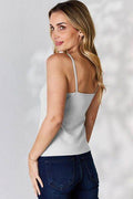 Basic Bae Full Size Round Neck Slim Cami - Hovatok