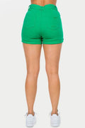 American Bazi High Waist Distressed Denim Shorts - Hovatok