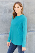 Basic Bae Full Size Round Neck Long Sleeve Top - Hovatok