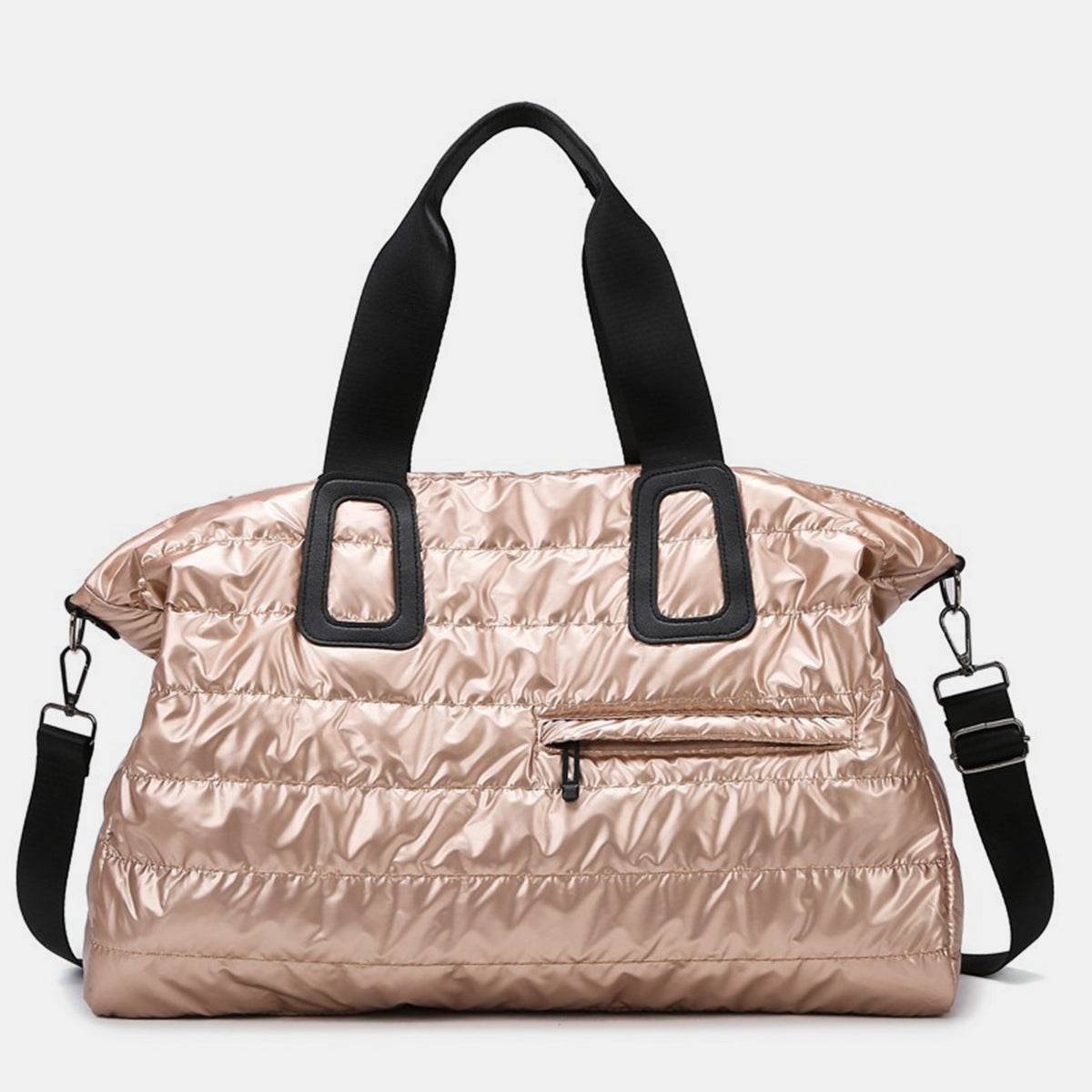Quilted Nylon Oversize Travel Bag - Hovatok