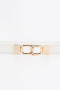 Geometric Double Buckle Elastic Belt - Hovatok