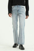 Straight Leg Jeans with Pockets - Hovatok
