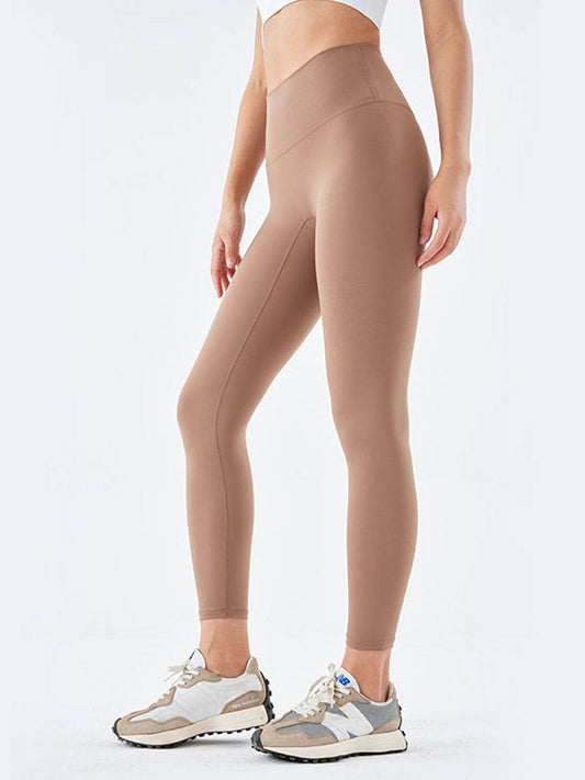 Wide Waistband Sports Leggings - Hovatok