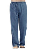 Men's Full Size Drawsting Straight Leg Pants Plus Size - Hovatok