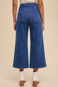 Annie Wear Button Fly High Waist Jeans - Hovatok