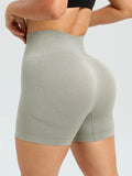High Waist Active Shorts - Hovatok