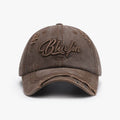 Embroidered Letter Cotton Baseball Cap - Hovatok