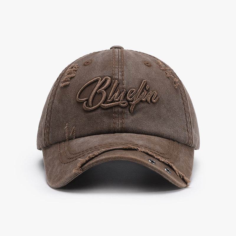 Embroidered Letter Cotton Baseball Cap - Hovatok