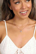 Adored Moissanite K to T Pendant Necklace - Hovatok