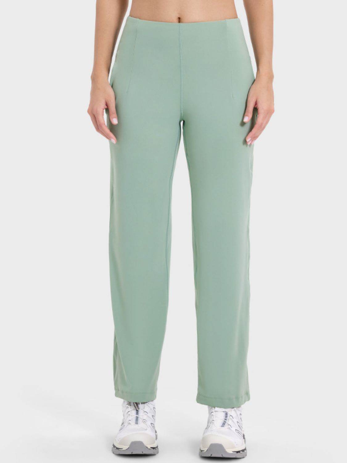 Millennia Pocketed High Waist Active Pants - Hovatok