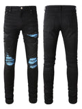 Men's Distressed Skinny Jeans - Hovatok