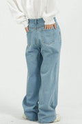 Wide Leg Jeans with Pockets - Hovatok