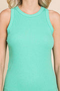 Culture Code Full Size Ribbed Round Neck Tank - Hovatok