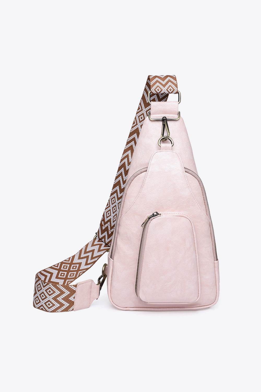 Adored Take A Trip PU Leather Sling Bag - Hovatok
