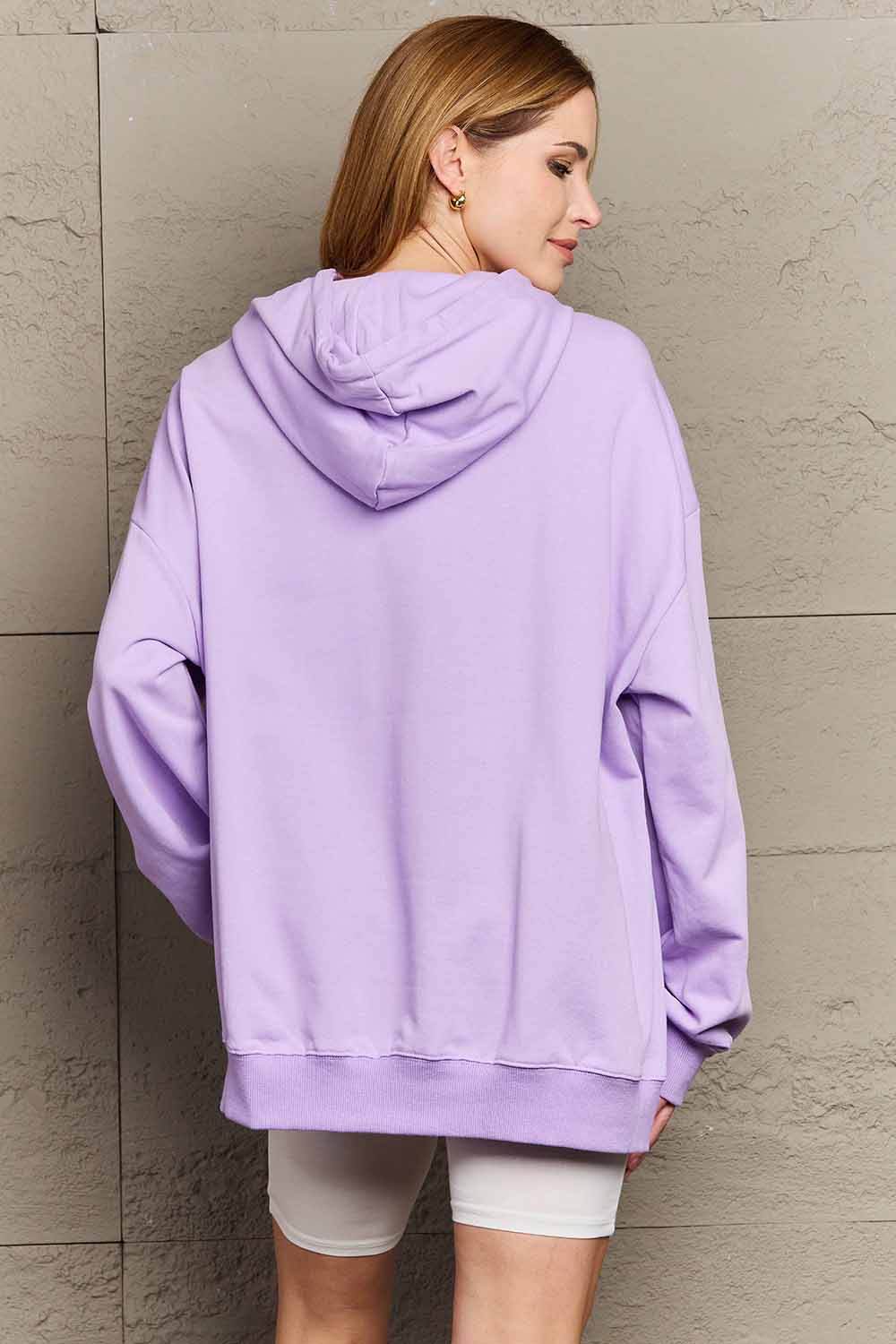 Simply Love Simply Love Full Size Dropped Shoulder DREAMER Graphic Hoodie - Hovatok