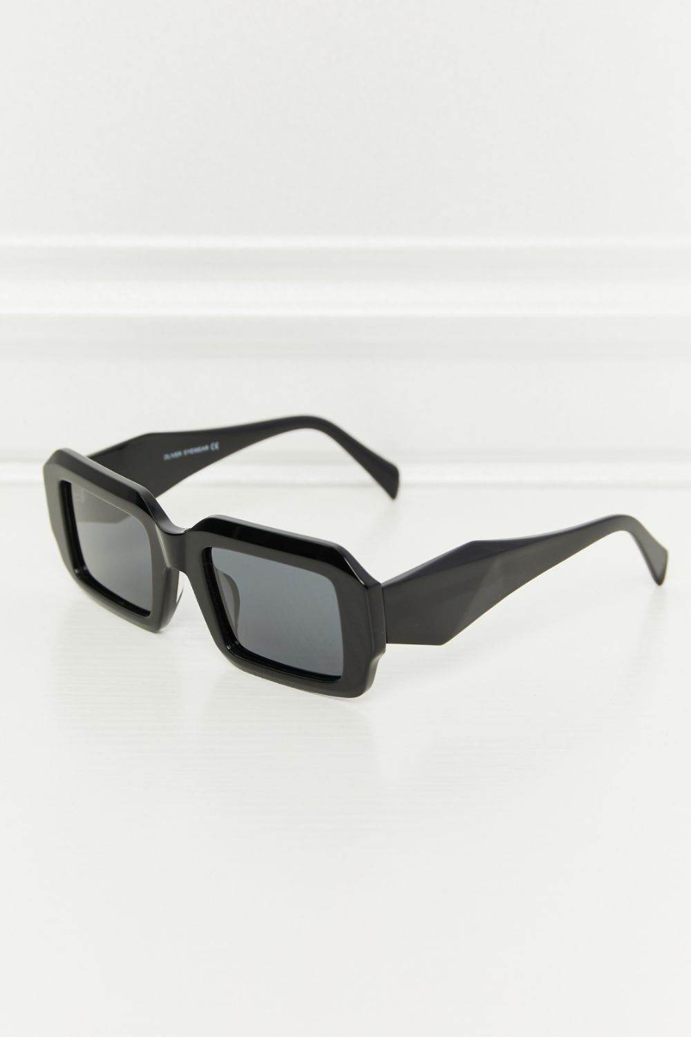 Rectangle TAC Polarization Lens Full Rim Sunglasses - Hovatok