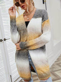 Angel Wings Full Size Gradient Open Front Cardigan - Hovatok