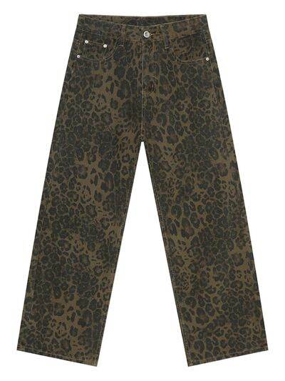 Leopard Jeans with Pockets - Hovatok