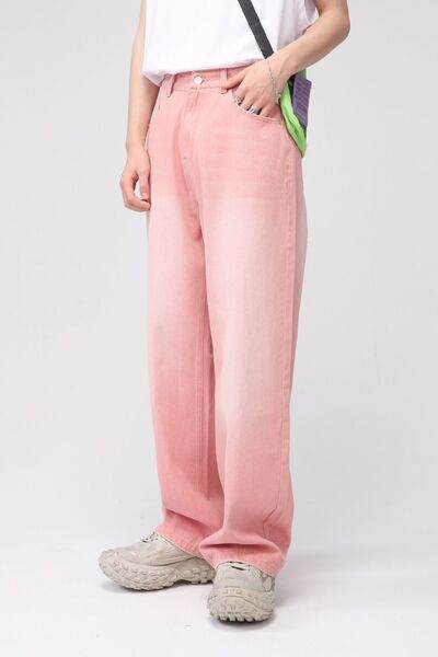 Pocketed Baggy Jeans - Hovatok