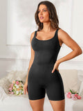 Scoop Neck Wide Strap Active Romper - Hovatok