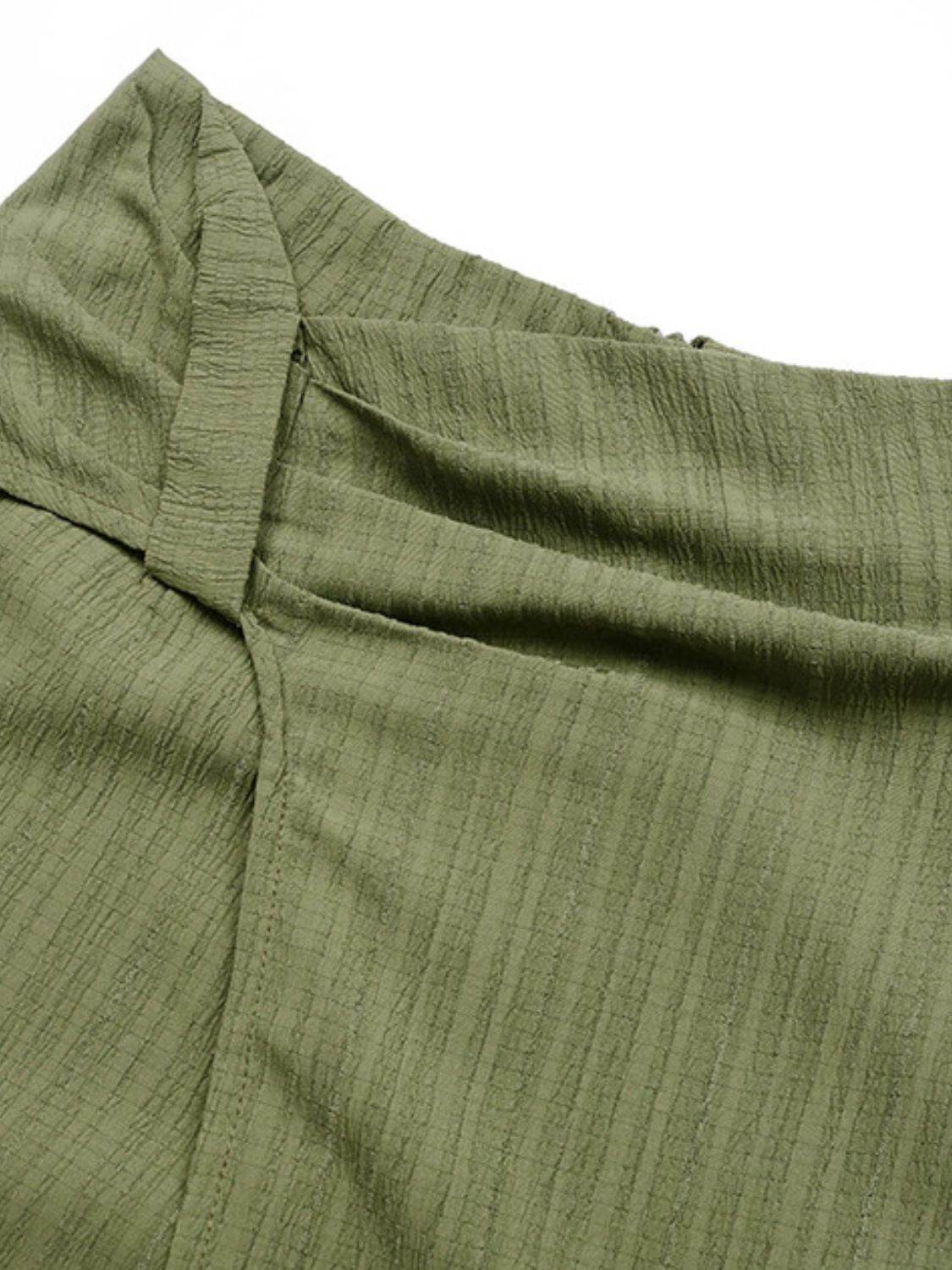 Perfee Ruched High Rise Shorts with Back Zipper - Hovatok