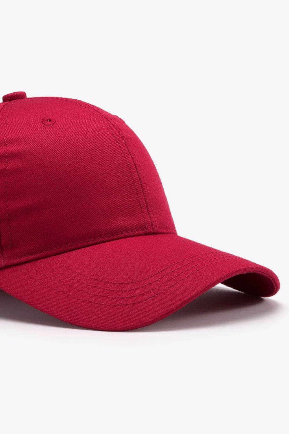 Plain Adjustable Cotton Baseball Cap - Hovatok