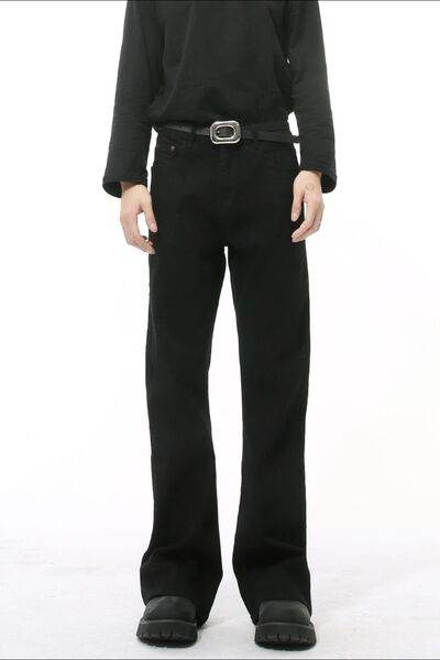 High Waist Jeans with Pockets - Hovatok