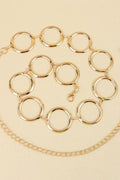 Circle Ring Chain Belt - Hovatok