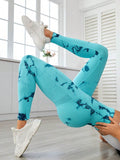Printed High Waist Active Leggings - Hovatok
