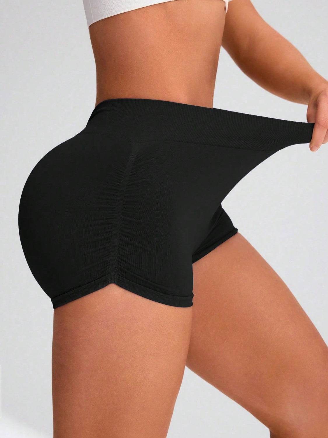 Elastic Waist Active Shorts - Hovatok
