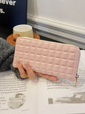 PU Leather Solid Color Wallet - Hovatok