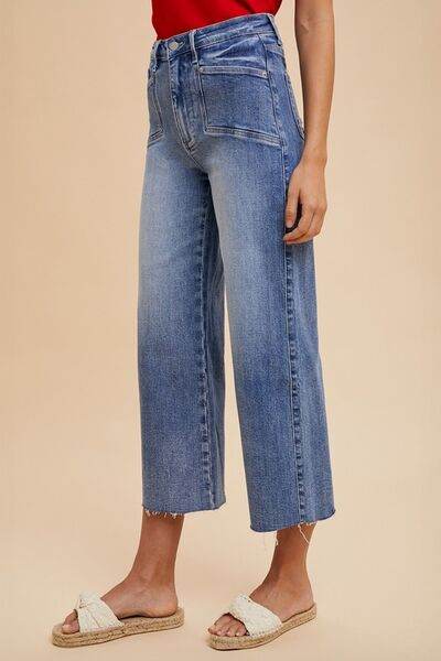 Annie Wear High Rise Wide Leg Jeans - Hovatok