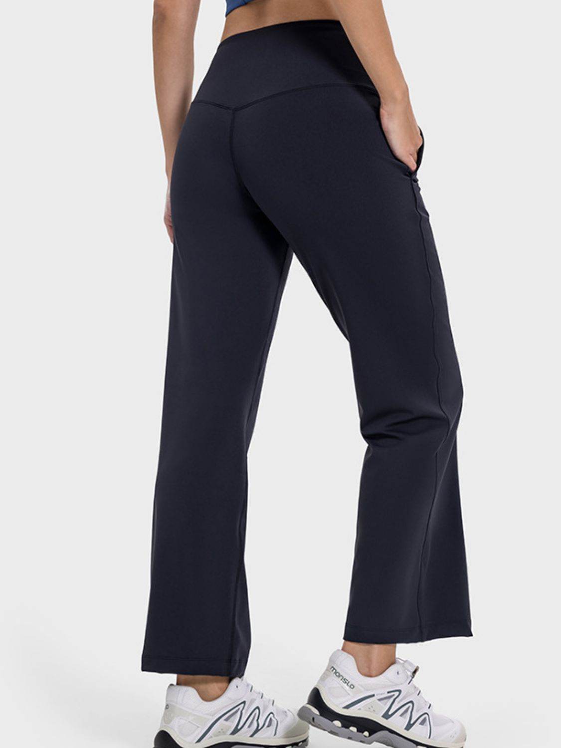 Millennia Pocketed High Waist Active Pants - Hovatok