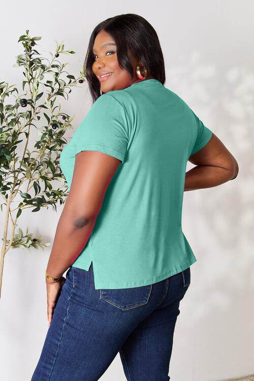 Basic Bae Full Size Round Neck Short Sleeve T-Shirt - Hovatok