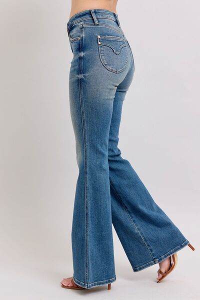 Judy Blue MR Tummy Control Vintage Wash Jeans - Hovatok