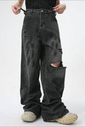 Distressed Jeans with Pockets - Hovatok