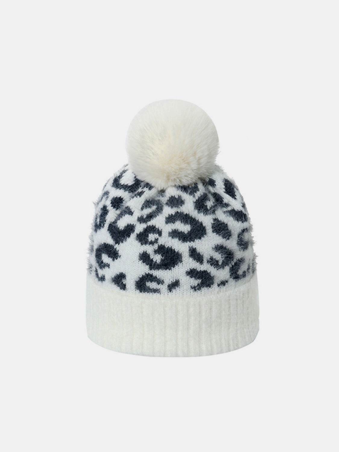 Leopard Hat with Pompom - Hovatok