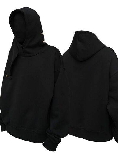 Men's Long Sleeve Hoodie with Mask - Hovatok