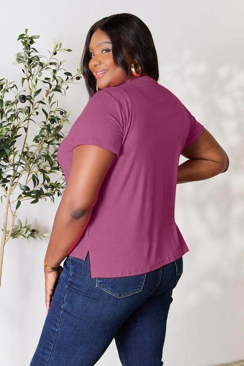 Basic Bae Full Size Round Neck Short Sleeve T-Shirt - Hovatok