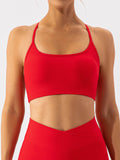 Spaghetti Strap Active Bra - Hovatok