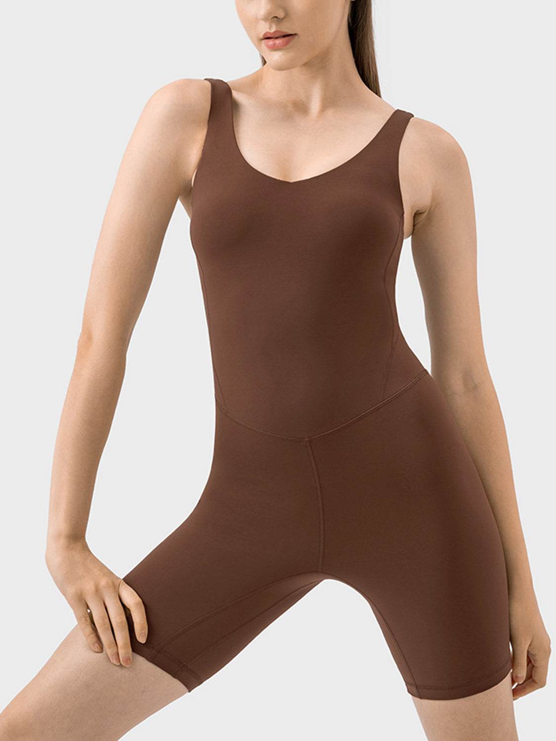 Millennia Wide Strap Active Romper - Hovatok