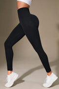 Wide Waistband Sports Leggings - Hovatok