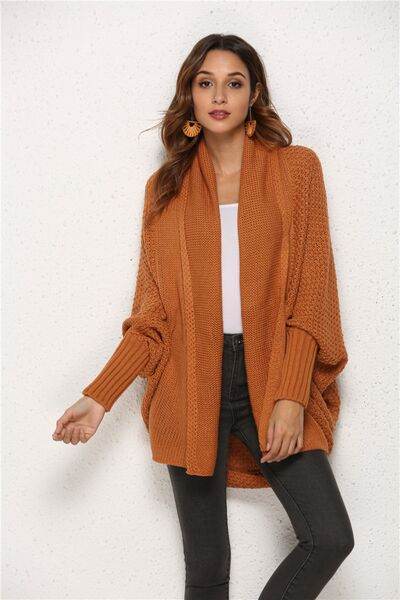 Angel Wings Open Front Batwing Sleeve Cardigan - Hovatok