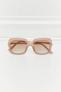 Square Metal-Plastic Hybrid Temple Sunglasses - Hovatok