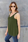 Basic Bae Full Size Lace Detail V-Neck Cutout Cami - Hovatok