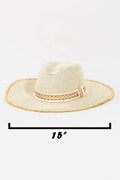 Fame Geometric Raw Hem Hat - Hovatok