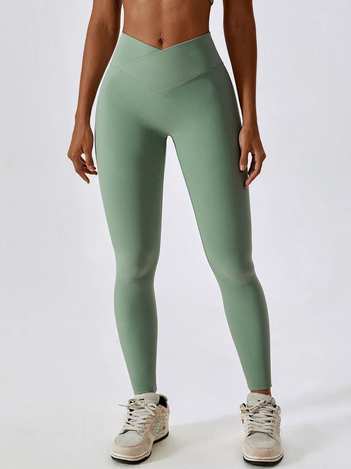 Basic Bae Wide Waistband Active Leggings - Hovatok